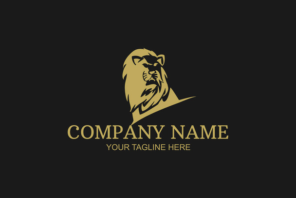 Ilustração do vetor do logotipo da empresa do leão. Adequado para empresa de negócios, empresa moderna, etc. - Vetor, Imagem