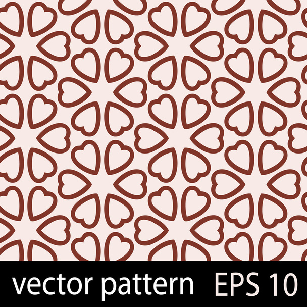 Hearts pattern - Vektor, obrázek