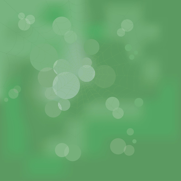 Web στο ξύλο σε αφηρημένο φόντο πράσινο. - Διάνυσμα, εικόνα