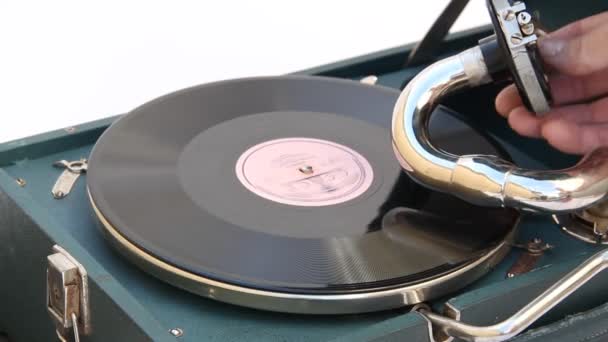古いレコードを再生 - 映像、動画