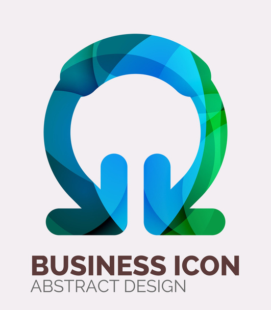 Logotipo de negócio abstrato
 - Vetor, Imagem