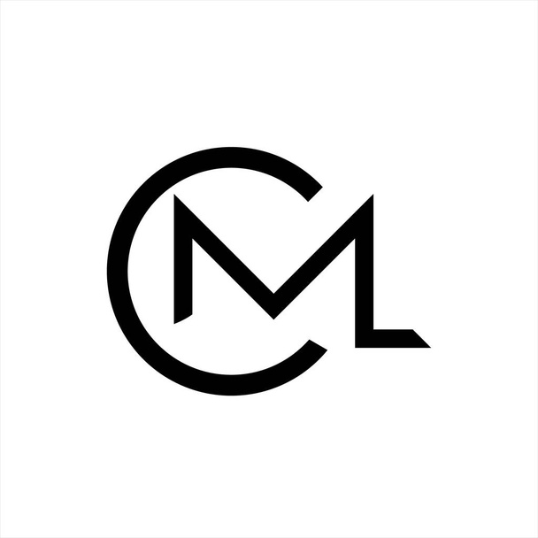 kirje KML logo liiketoiminnan inspiraatiota - Vektori, kuva