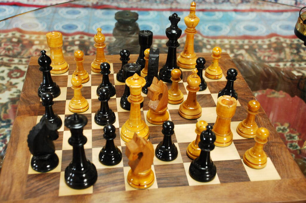 Chess Coins on a table - Photo, Image