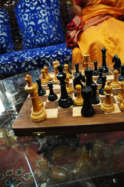 Chess Coins on a table - Photo, Image