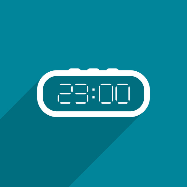 electronic clock web icon. - Foto, Imagen
