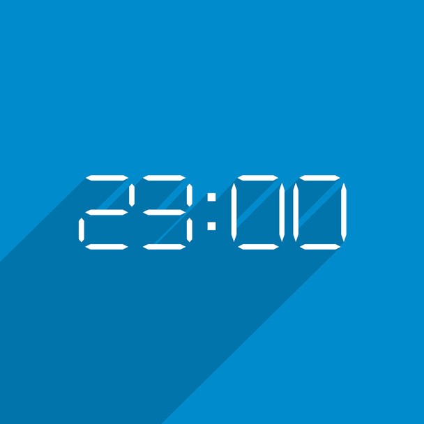 electronic clock web icon. - Φωτογραφία, εικόνα
