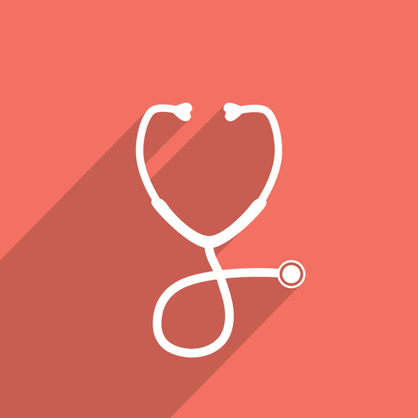 stethoscope web icon. - Foto, Imagem