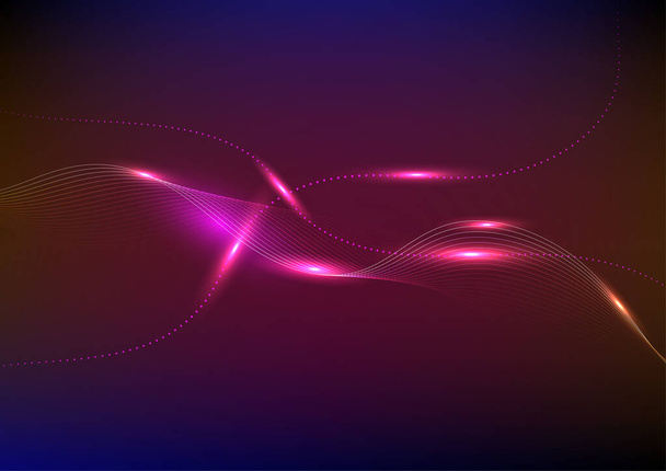 Navidad explosión neón luz brillante tecnología red fibra óptica abstracto web fondo fondo fondo de pantalla vector ilustración - Vector, Imagen