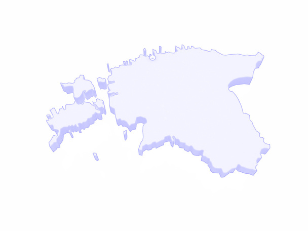 Map of Estonia. - Фото, зображення