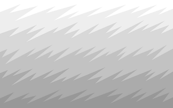 Minimalist background with grey gradient jagged zigzag pattern - Vector, Image