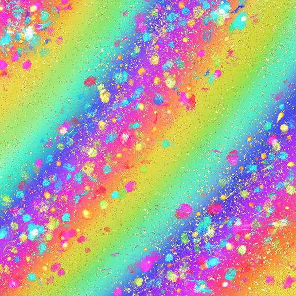 Красочный абстрактный цифровой фон с конфетти - Фото, изображение