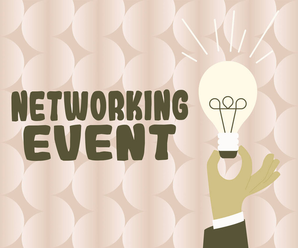 Концептуальная подпись Networking Event, Business idea used to say that everyone makes mistakes or fault - Фото, изображение