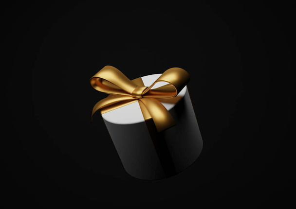 Scatola regalo bianca con spazio di copia, illustrazione 3d - Foto, immagini