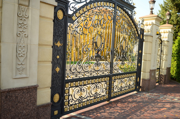 Metal decorative gate - Zdjęcie, obraz