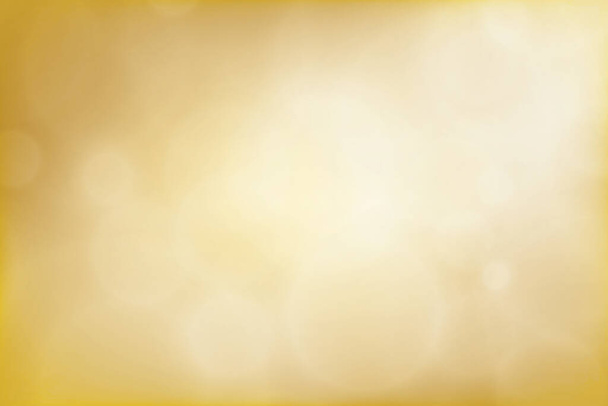 Абстрактный золотой градиентный фон с рисунком боке. Векторная иллюстрация. - Вектор,изображение