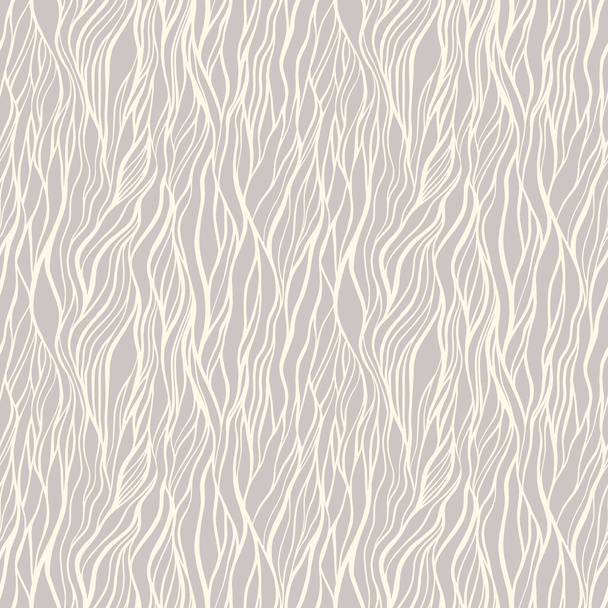 Seamless pattern with doodle waves ornament - Vetor, Imagem