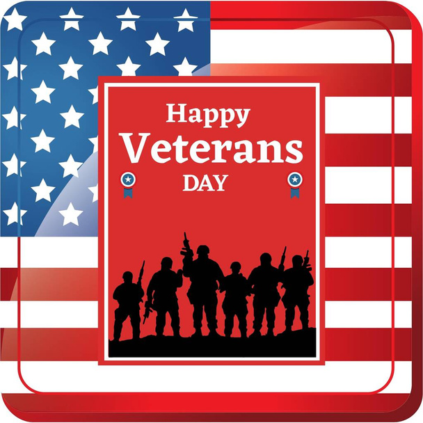 Happy Veterans Day  november 11 - Photo, Image