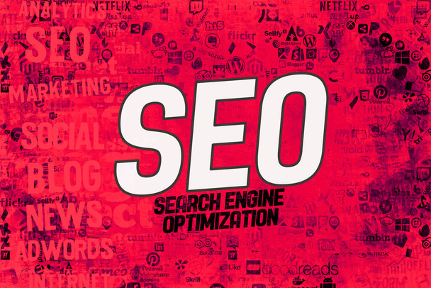 search engine optimization, seo background - Photo, Image