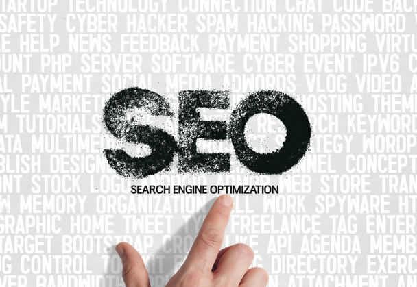 оптимизация поисковой системы, SEO background - Фото, изображение