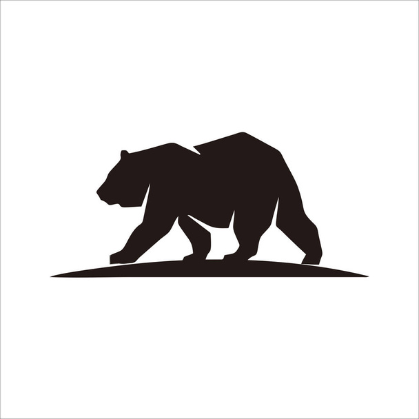 Drucken Sie das Eisbären-Logo-Design für Ihren Charakter und Ihre Identität - Vektor, Bild