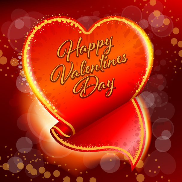 Valentines Day sticker - Διάνυσμα, εικόνα
