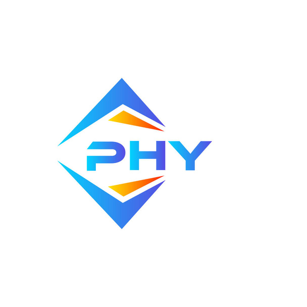 PHY abstract technology logo design on white background. PHY creative initials letter logo concept. - Vector, Image