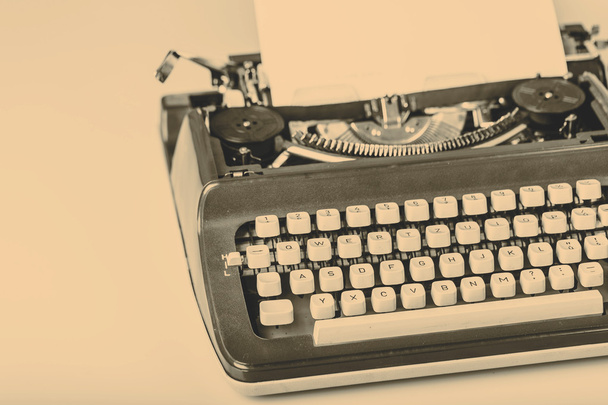 paper in typewriter - Фото, изображение
