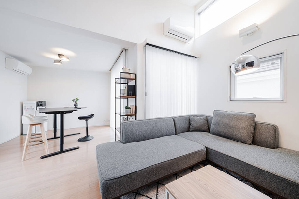 moderní styl design obývací a jídelna - Fotografie, Obrázek