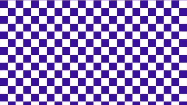 Checkerboard video de fondo subiendo - Metraje, vídeo