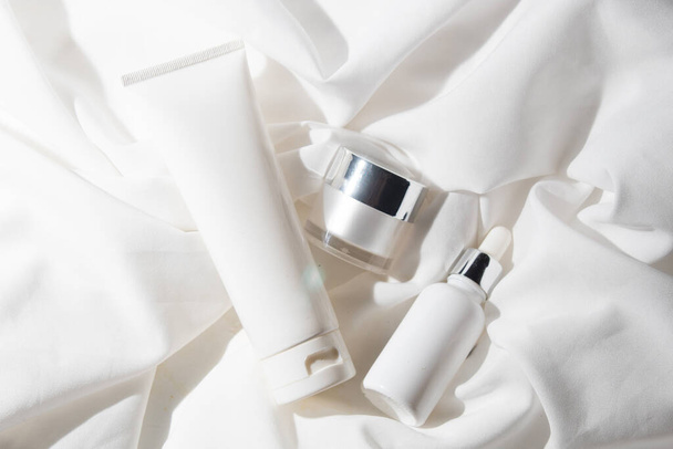 mockup tube bottle for skin care cosmetic, product branding, serum dropper cream lotion treatment - Φωτογραφία, εικόνα