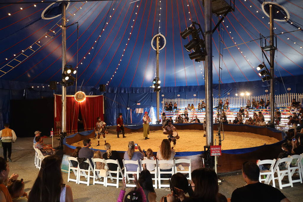 8-10-2022: Redwood city, California: Zoppe circus in Redwood city California - Photo, image