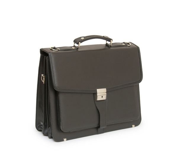 Business leather briefcase isolated - Photo, Image