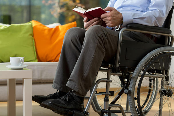 Man using wheelchair - Photo, image