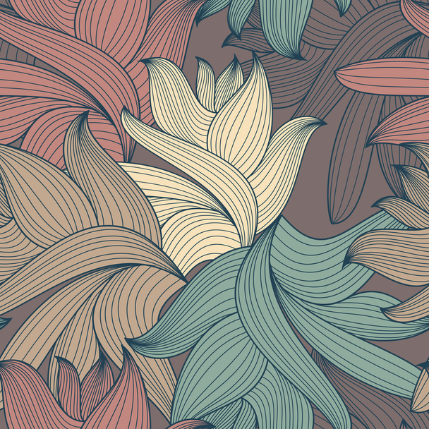 Decorative seamless pattern - Vektor, Bild