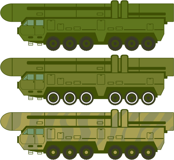Missile carrier vector - Wektor, obraz