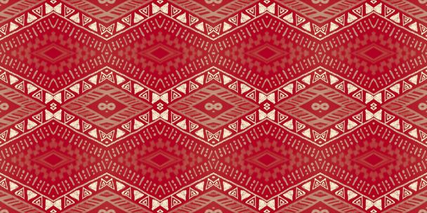Geometric ethnic pattern. Peru fabric design. Vintage tribal background. Hand drawn aztec maya ornament. Seamless ethnic pattern. Art african illustration. Abstract native texture. - Photo, Image