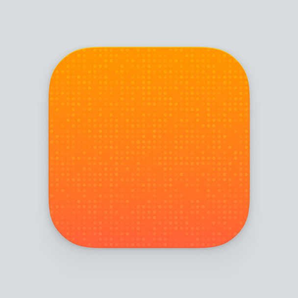 Colorful app icon. Vector template - Wektor, obraz