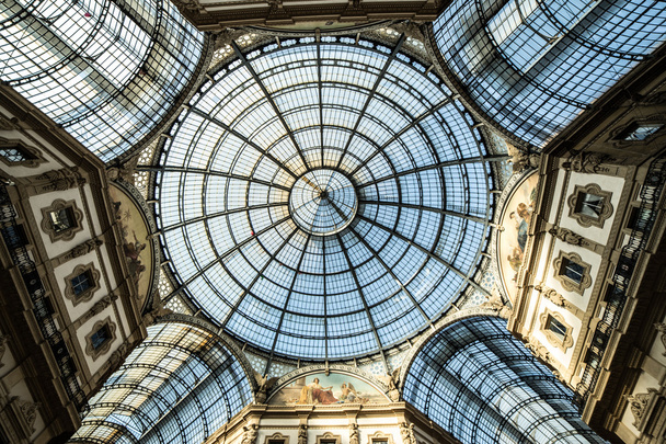 Vittorio Emanuele Galéria, Milánó, Olaszország. - Fotó, kép