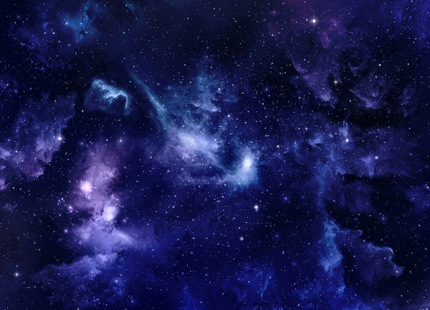 A space of the galaxy ,atmosphere with stars at dark background - Foto, Imagem