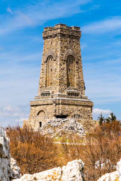 Monument à la liberté commémorant la bataille au col de Shipka en 1877-1878 en Bulgarie - Photo, image