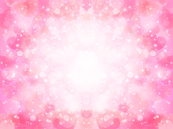 Valentijn hart achtergrond - Vector, afbeelding