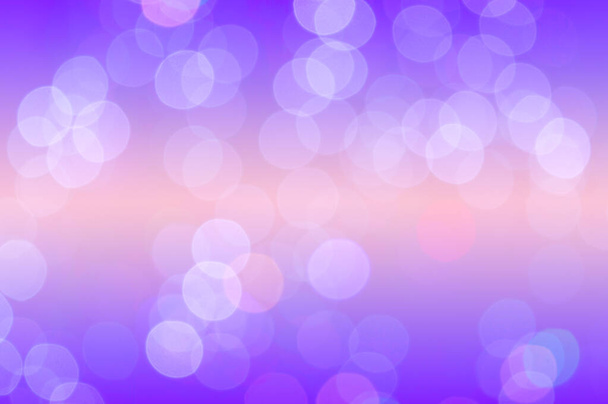 Fundo gradiente abstrato com luzes bokeh violeta, conceito Dia dos Namorados - Foto, Imagem