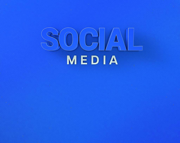 Sociální média, design pozadí sociálních médií - Fotografie, Obrázek