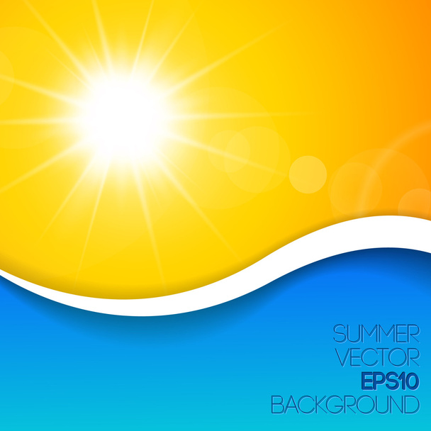 Summer background with place for your content - Vector, Image