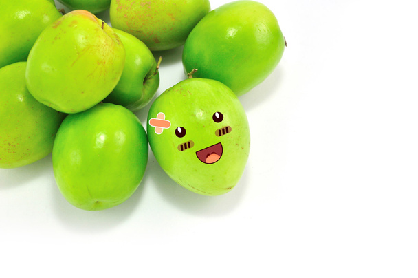 Macaco maçã fruta verde
  - Foto, Imagem
