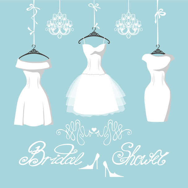Set of three bridal dresses - Fotoğraf, Görsel