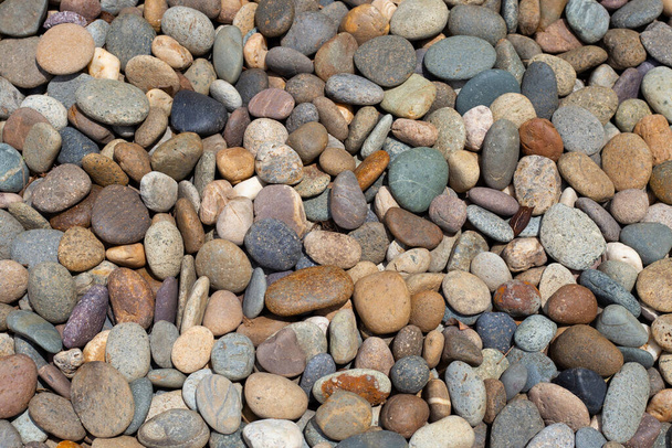Kamyki, kamienie morskie na tło - Zdjęcie, obraz