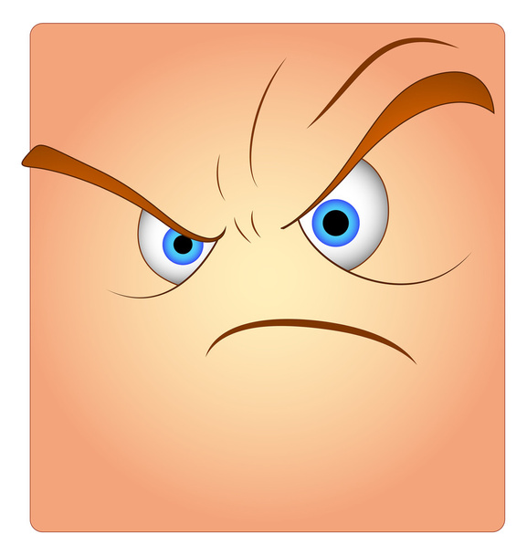 Angry Face Expression Box Hymynaama
 - Vektori, kuva