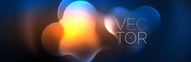 Чарівні неонові світяться вогні абстрактний дизайн шпалер, Векторні ілюстрації
 - Вектор, зображення