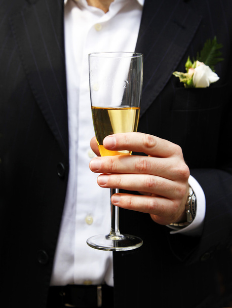 Glass of champagne - Foto, Imagem